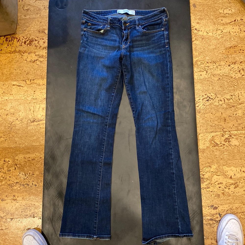 Abercrombie and fitch dark jeans